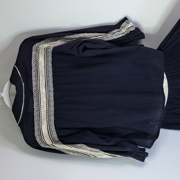 60's Fiesta Dress By Desert Flower Orginals Waist 32 Size M-L - Picture 6 of 15